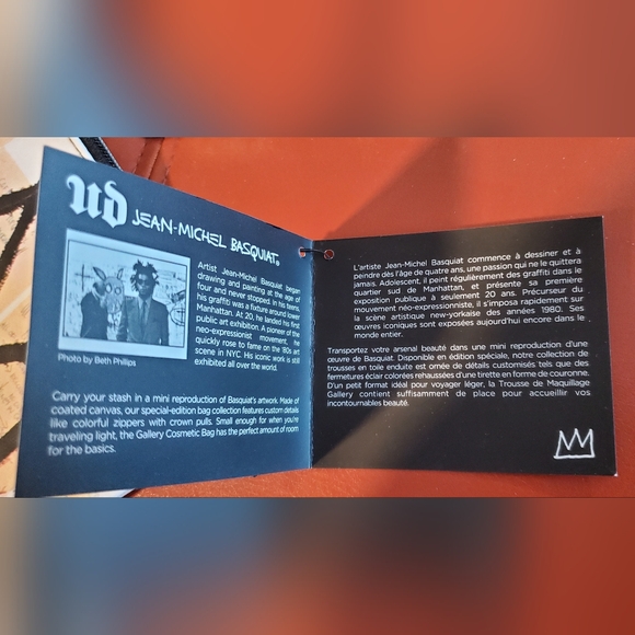 NWT Urban Decay BASQUIAT Cosmetic Bag - Picture 5 of 7